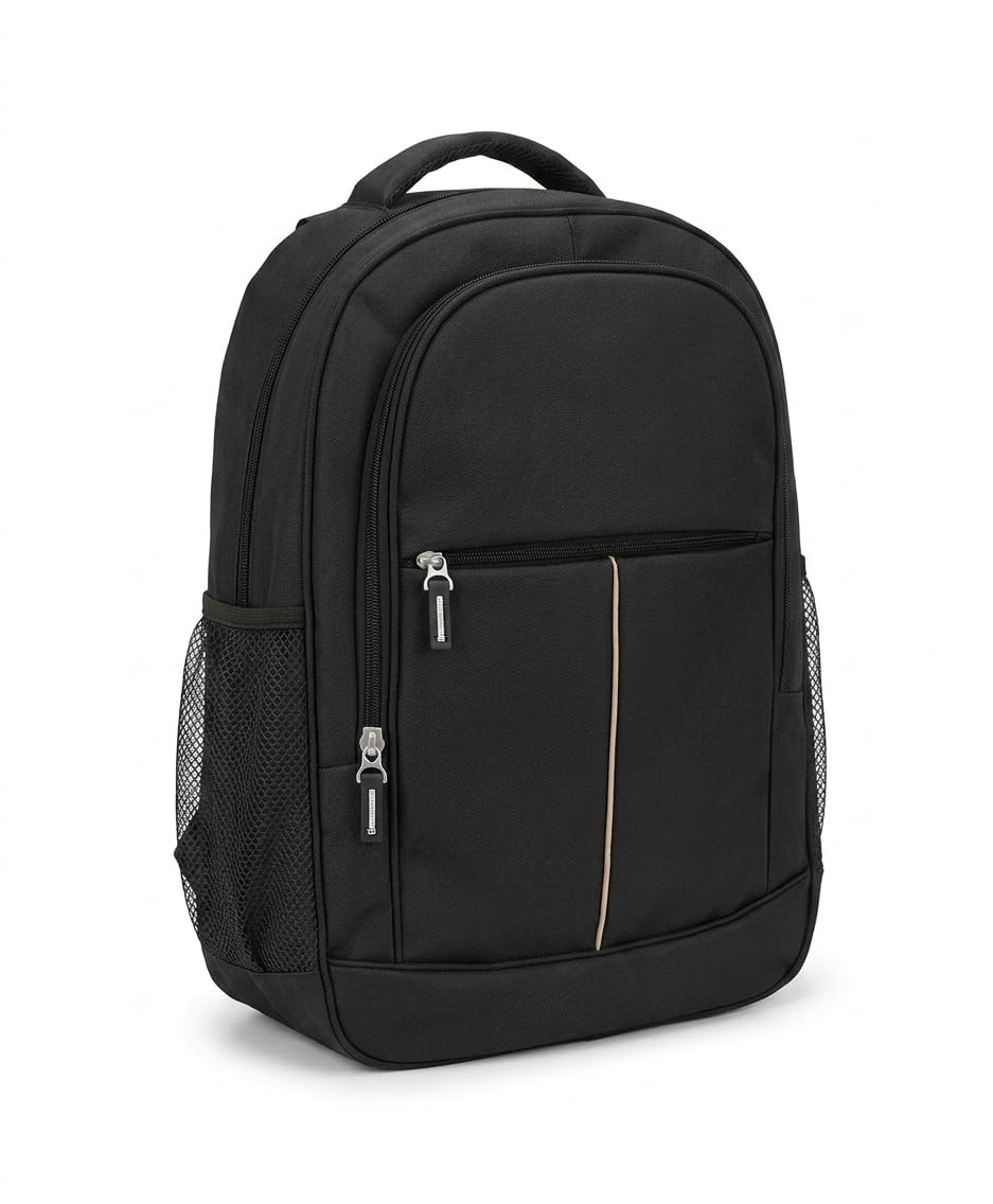 gurtx Lightweight School Bags Backpacks for Boys Girls Stylish Men and Women Casual Travel Laptop Bag College Office Black Colour-picture-16