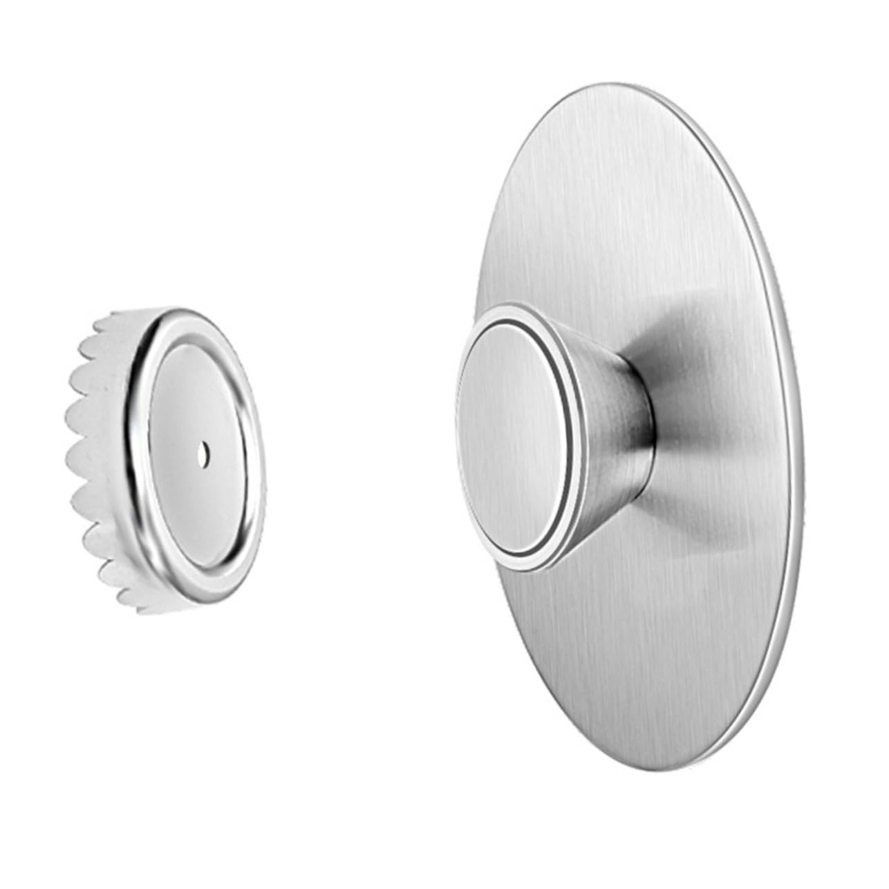 TOPBATHY 5sets Portasapone Magnetico Da Parete Inossidabile Dispenser Stile Contemporaneo Per Bagno Installazione Senza Foratura Design Multifunzionale e Elegante Facile Accesso Al Sapone
