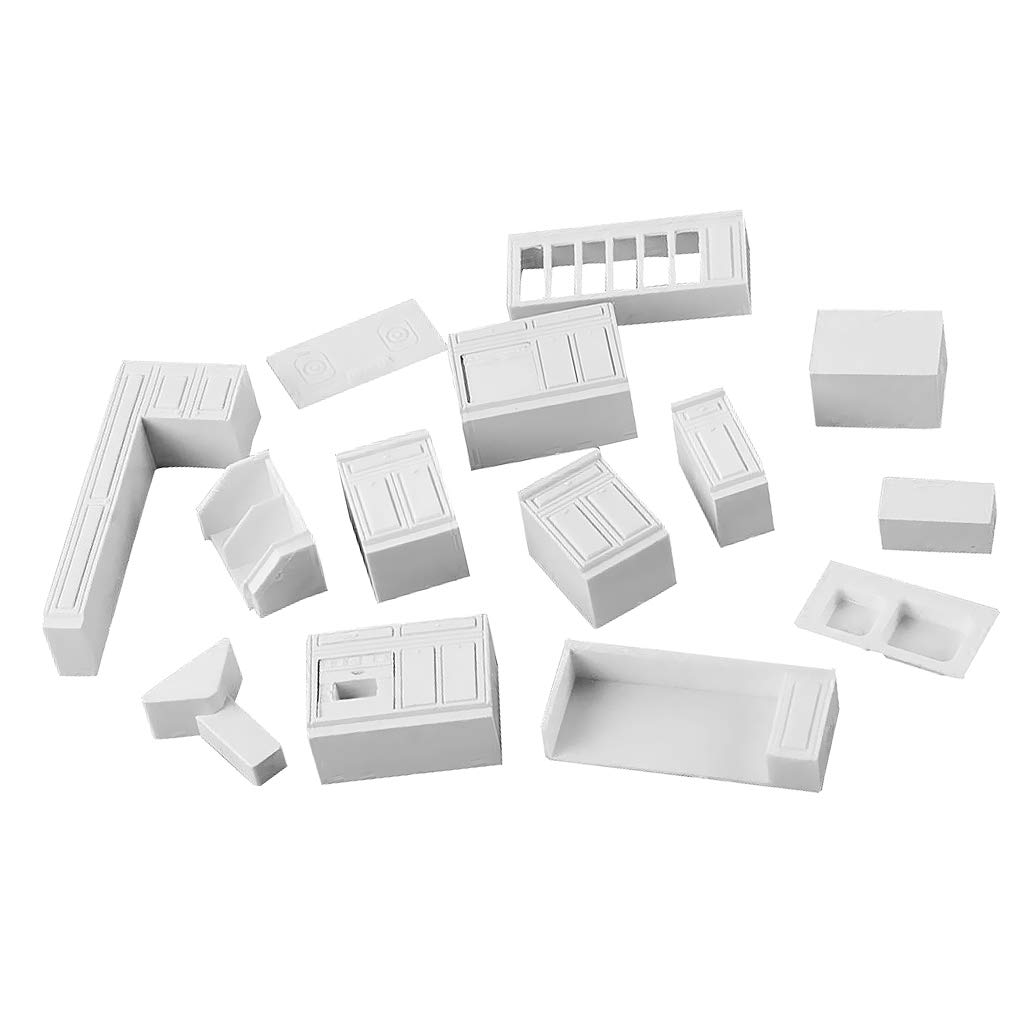 Dailymall 1:25 Kitchen Ventilator Water Channel Cooking Range Cabinet Dollhouse DIY