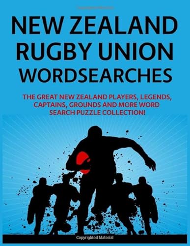 New Zealand Rugby Union Wordsearches: The Great New Zealand Players, Legends, Captains, Grounds and More Word Search Puzzle Collection!