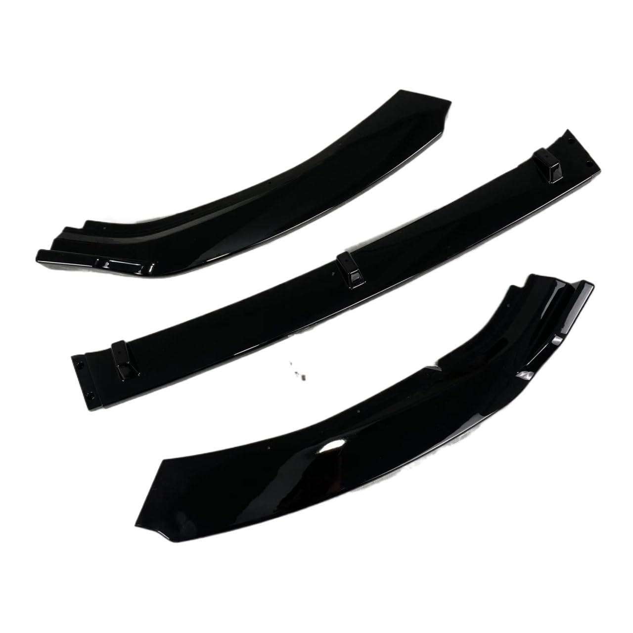 Difusor De Labio Delantero para Seat para León MK2 1P FR S/T TSI Facelift 2009-2012 3 Piezas, Negro Brillante Autopartes