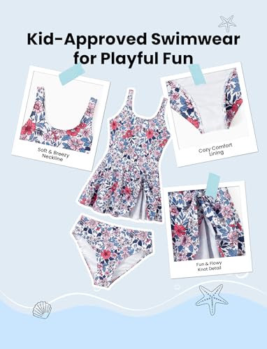 PATPAT Family Matching Swimwear Floral Pattern Tankini Swimsuits and Swim Trunks4