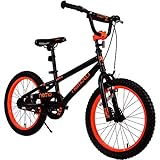 ROCKBROS(ロックブロス) 子供用 自転車 かわいい 18インチ男の子にも女の子にも! キャリパーブレーキ、バンドブレーキ仕様 ※18インチには補助輪は付属しません。 児童用 お子様のこだわりにもぴったりフィットするカラー5色 NEMO18-E ブラック