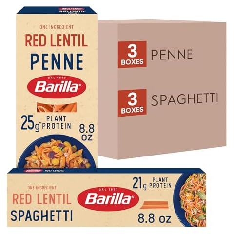 Barilla Red Lentil Spaghetti & Penne Pasta Variety Pack Cover