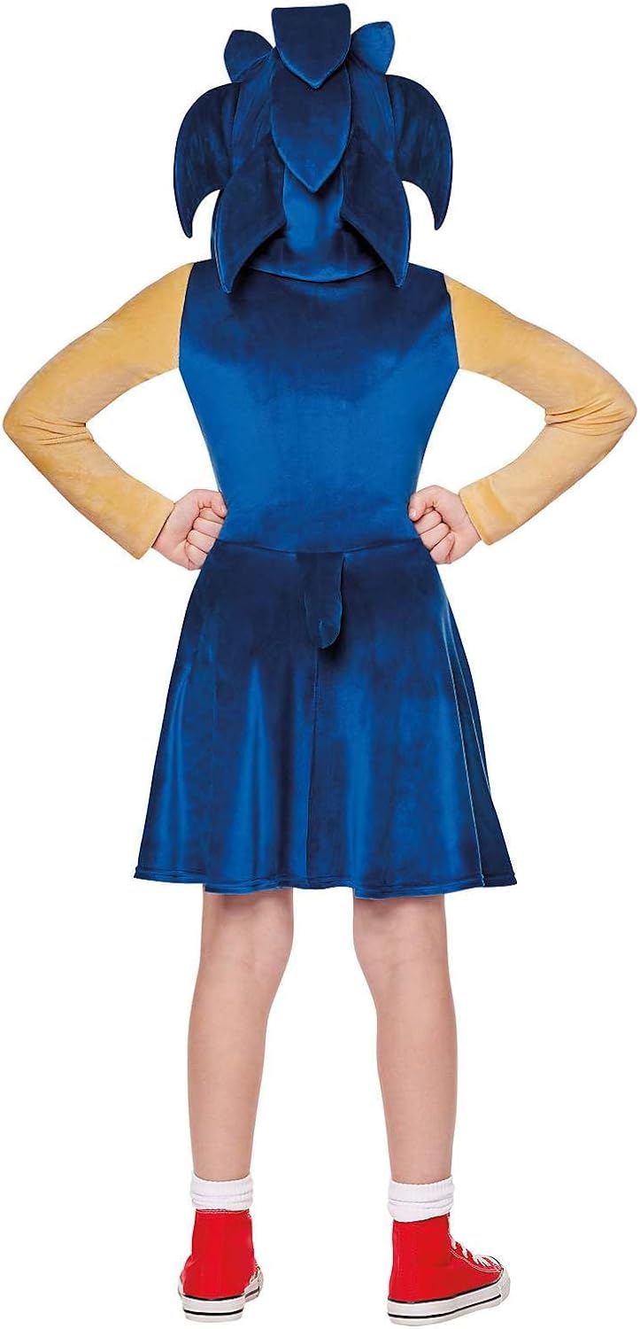 Spirit Halloween Sonic the Hedgehog Kids Dress Costume | Officially Licensed | Gaming Costumes