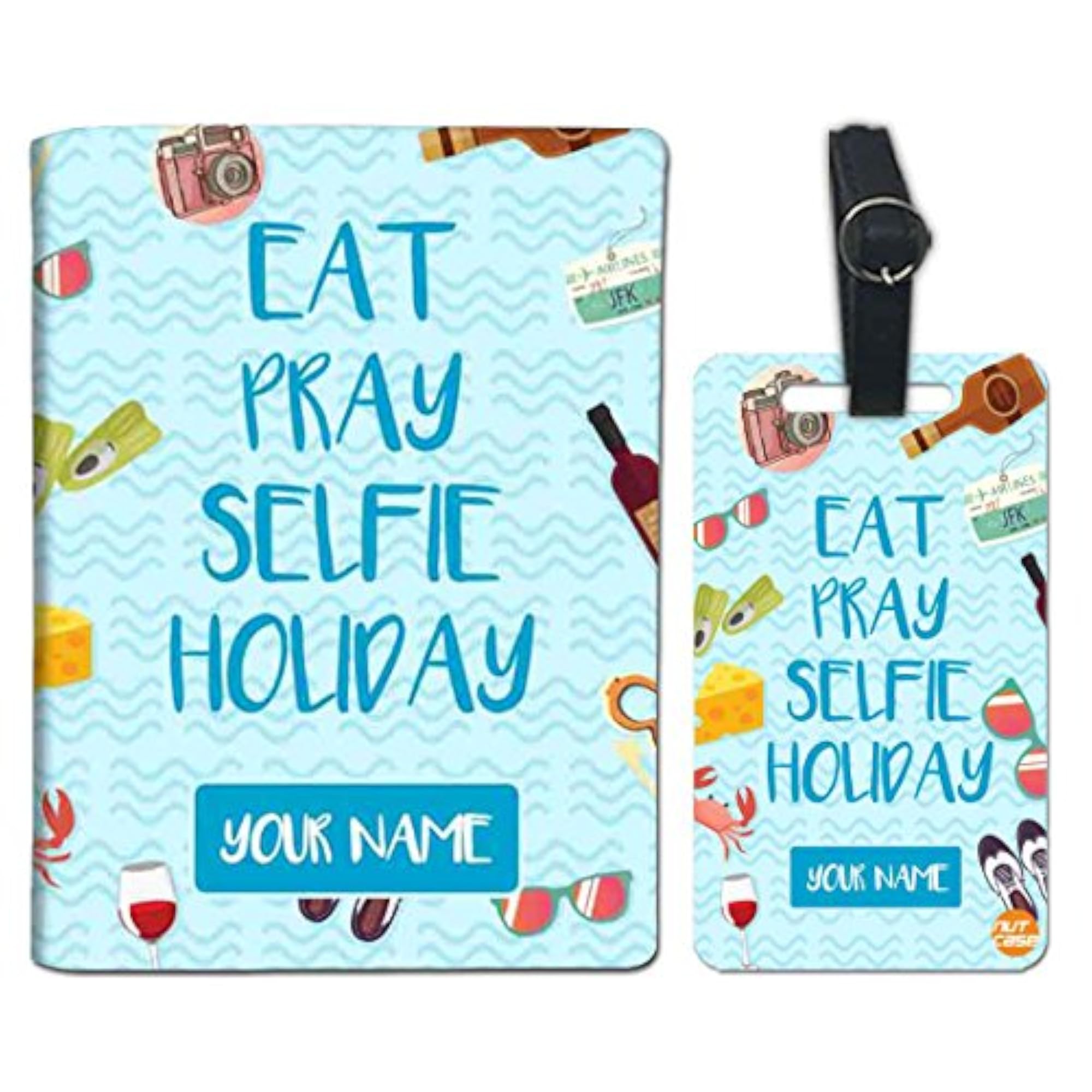 Personalized Passport Cover Holder Travel Wallet Case