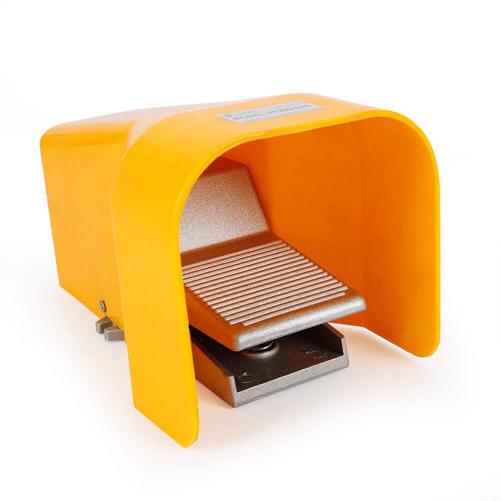 Pedal neumático de aire con válvula de pie, pedal de aire comprimido, cuatro canales, 3 vías, 2 posiciones, tamaño de conexión G1/4"