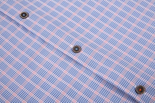 Alex Vando Mens Button Down Shirts Wrinkle Free 4-Way Stretch Print Business Casual Shirt