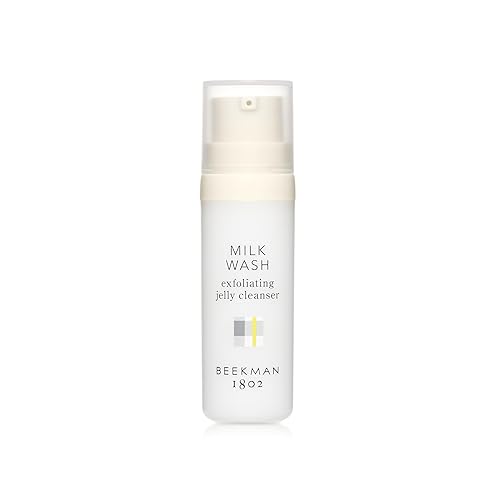 Beekman 1802 - Limpiador facial exfoliante AHA BHA Jelly Cleanser Leche limpiadora de maquillaje para todo tipo de piel Limpiador facial