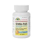 GeriCare Senna Plus Natural Vegetable Laxative with Stool Softener, Docusate Sodium 50mg, Sennosides 8.6mg 100 Count (Pack of 1)