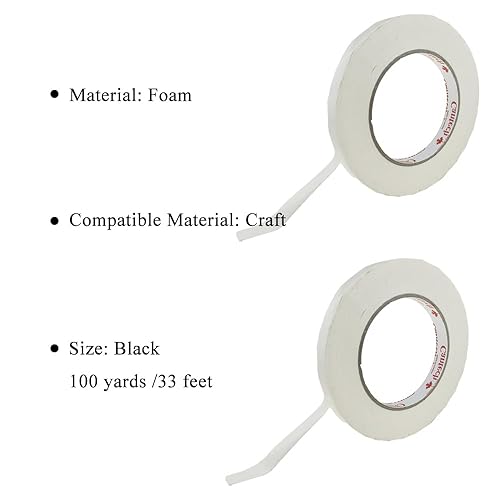 Miniatura 7 de HAHIYO Cinta floral blanca de 0.5 pulgadas de ancho, cinta impermeable para floristería, cinta decorativa impermeable para envolver ramos, arreglos