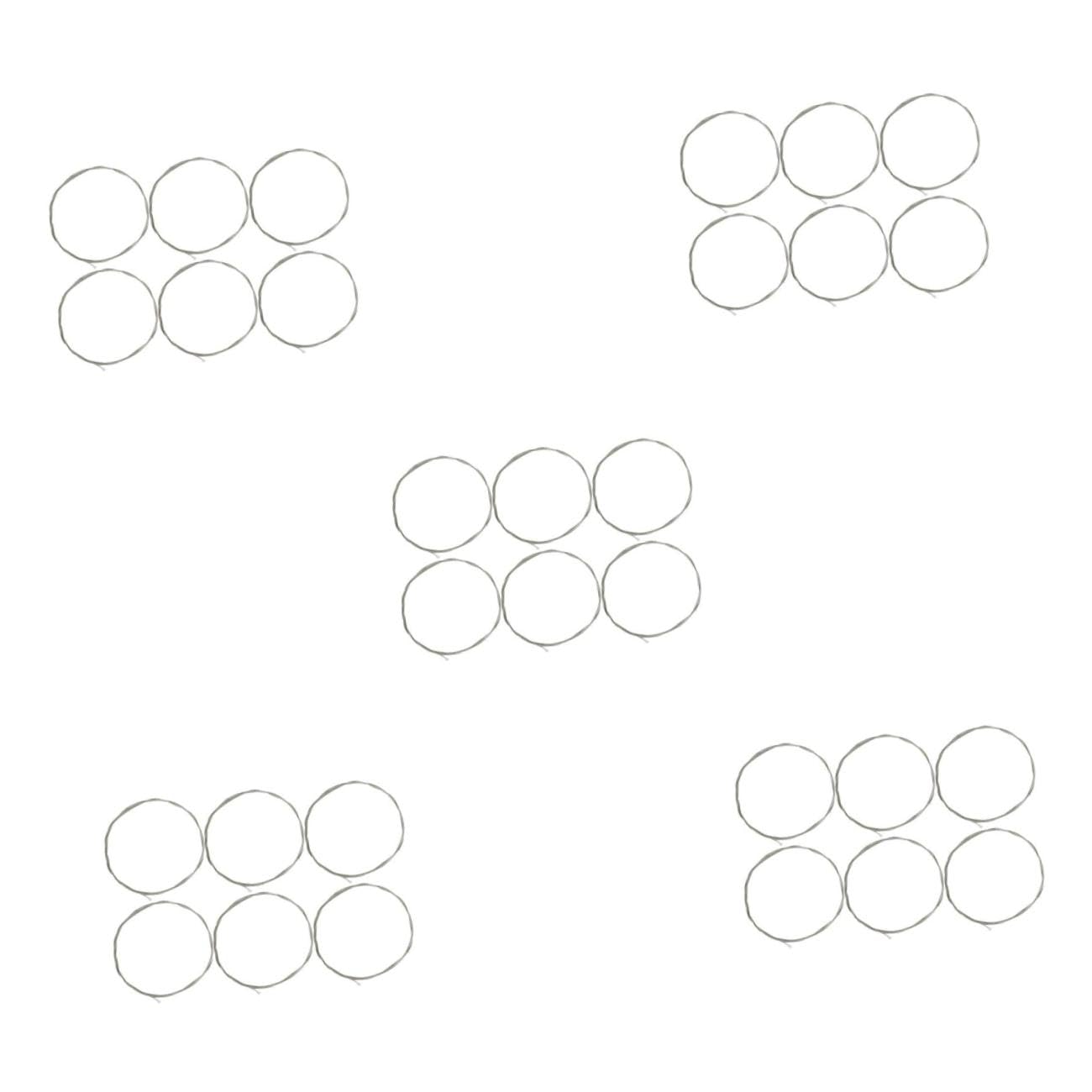 BESTonZON 5sets Corde Per Chitarra Acustica Inossidabile Corde Resistenti e Durevoli Per Musicisti e Appassionati Di Folk