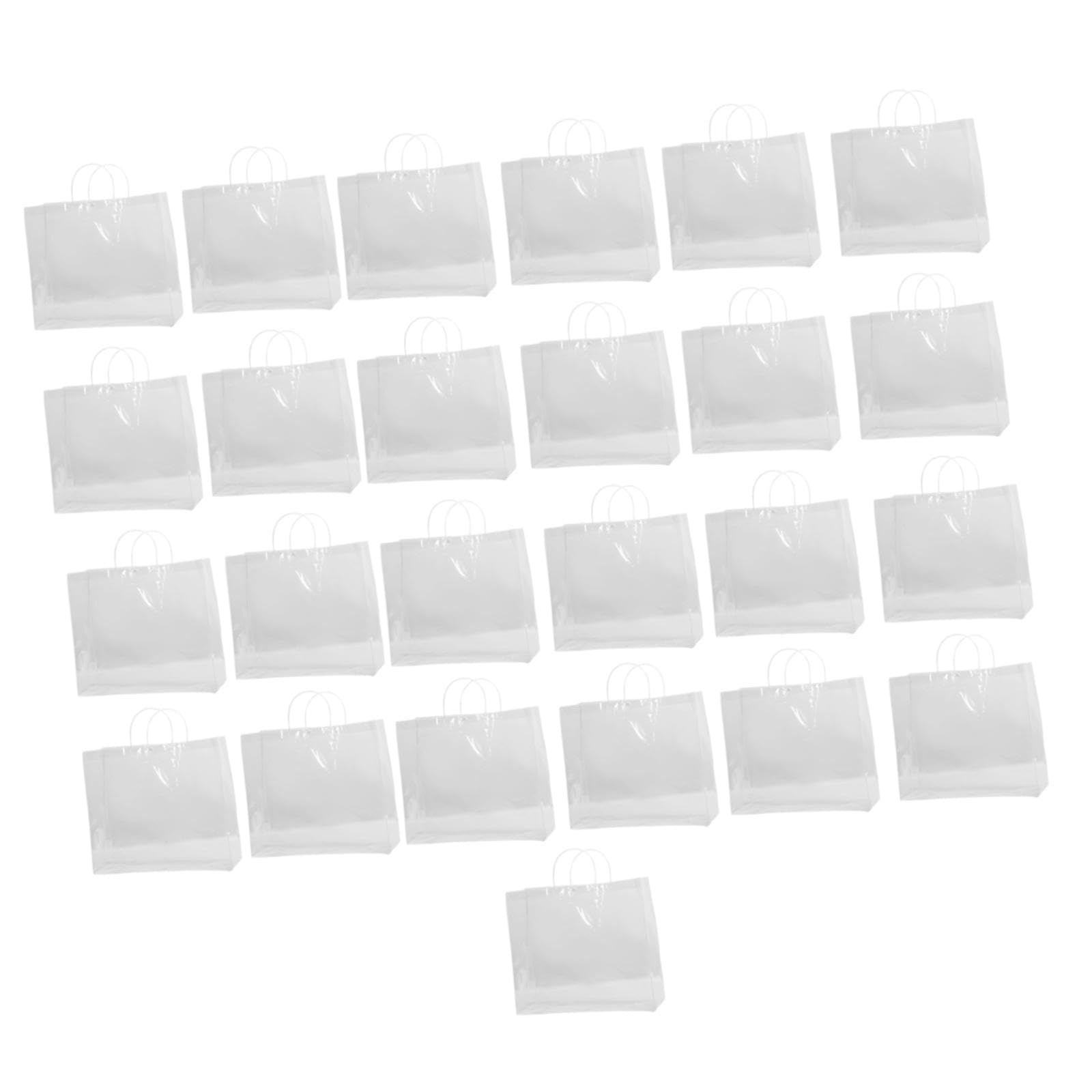 Colcolo 25 sachets cadeaux transparents pour bonbons, décorations, accessoires fête pour anniversaire, 40cm