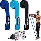 Diseñado por expertos en fitness: bandas de entrenamiento cómodas y duraderas con nervaduras antideslizantes, para que pueda concentrarse en su entrenamiento. Estas son bandas de fitness de resistencia que las mujeres y los hombres aman, ya que mantienen la forma y la elasticidad debido a su calidad superior.