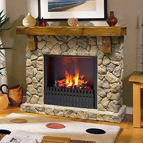 bergamo Fieldstone Opti-myst Chimenea eléctrica: 2.000 Vatios Potencia de calefacción