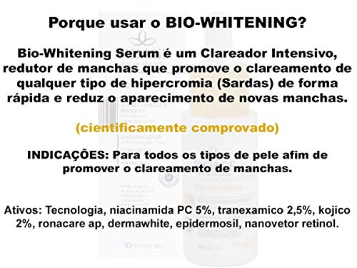 Bio-Whitening Serum Clareador Intensivo 30ml