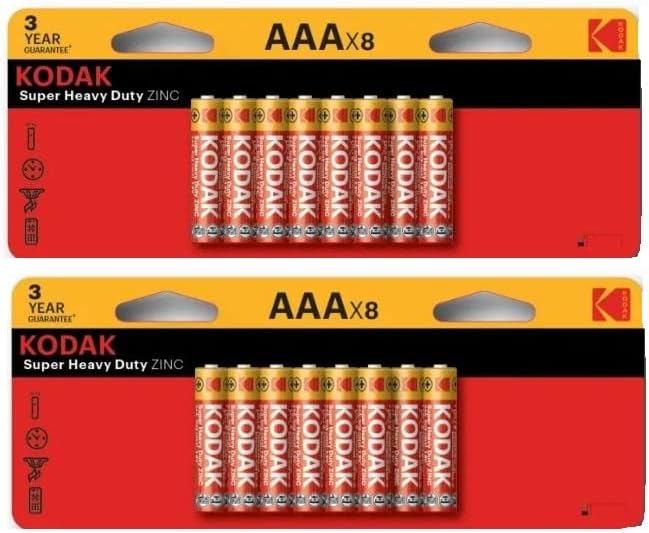 AAA SUPER HEAVY DUTY ZIN BATTERIES 1.5 V 20 PACK R03