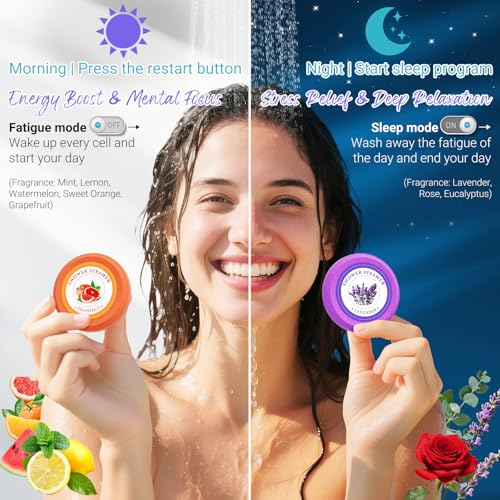 sanyi Shower Steamers Aromatherapy - sanyi Birthday Teen Girl, for Mom, Teacher Appreciation Gifts, Shower Bombs with Natural Essential Oils Self Care 15 Pack