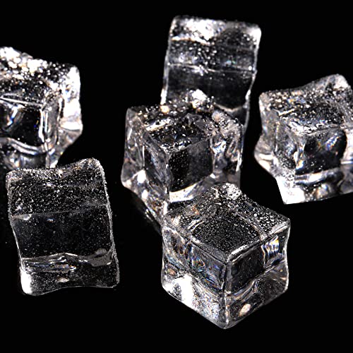 Hacaroa 150 Pack Clear Fake Ice Cubes - Image 3