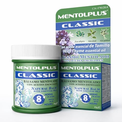 Mentolplus Bálsamo Mentolado con Aceites Esenciales de Eucalipto y Tomillo 65gr