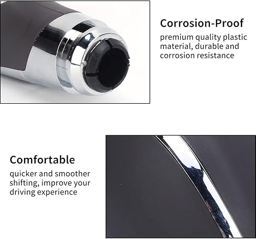 Miniatura 3 de Pomo de palanca de cambios automática, duradera y elegante perilla de palanca de cambios para conducción diaria, viaje por la ciudad, viajes largos