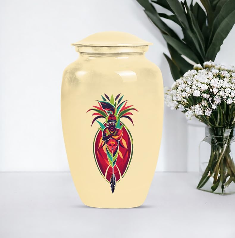 Native American Adult Urn, Large Cremation Urns, Burial Urn, Decorative Ash Holder Urns, Personalized Memorial Keepsake