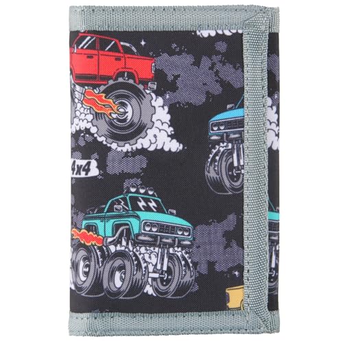 Image of Kids Wallet for Boys Ages 4-12, Monster Truck Boys Wallet for Kids, Toddler Wallets with Coin Pocket, Novelty Christmas & Birthday Gift