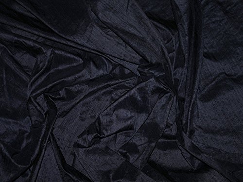 Tissu Dupioni en pure soie bleu marine de 137 cm idéal pour vos robes de soirée de mariage