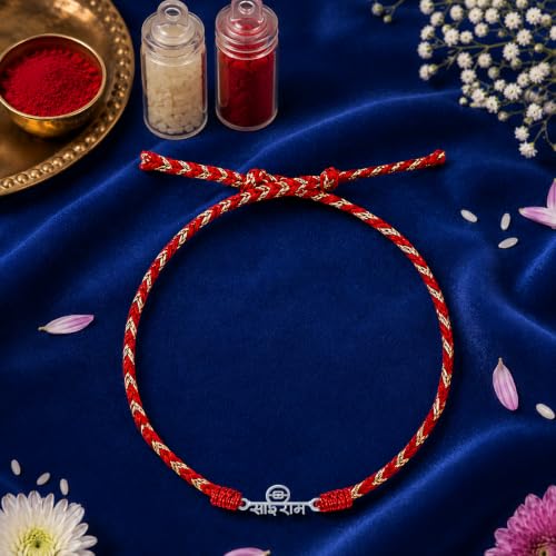 Image of Unniyarcha 925 Sterling Silver God Blessings Rakhi for Men | Certified Silver Raksha Bandhan Rakhi for Brother