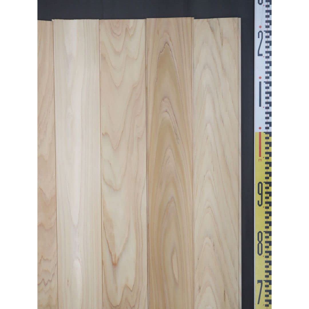 Amazon.co.jp: 桧 羽目板 壁材 0.58坪 1200×10×90mm 18枚 上小節 無