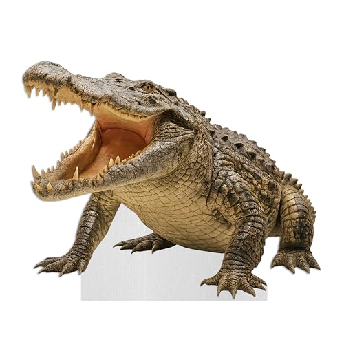 Crocodile Life Size Standup - 3.2FT Cardboard Cutouts | Funny Ani...
