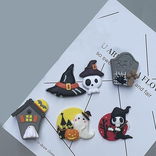 Miniatura 6 de WYD 3 moldes de caramelo de Halloween, mini calabaza, murciélago, lápida, fantasma, moldes de silicona, moldes de chocolate, decoración de cupcakes,