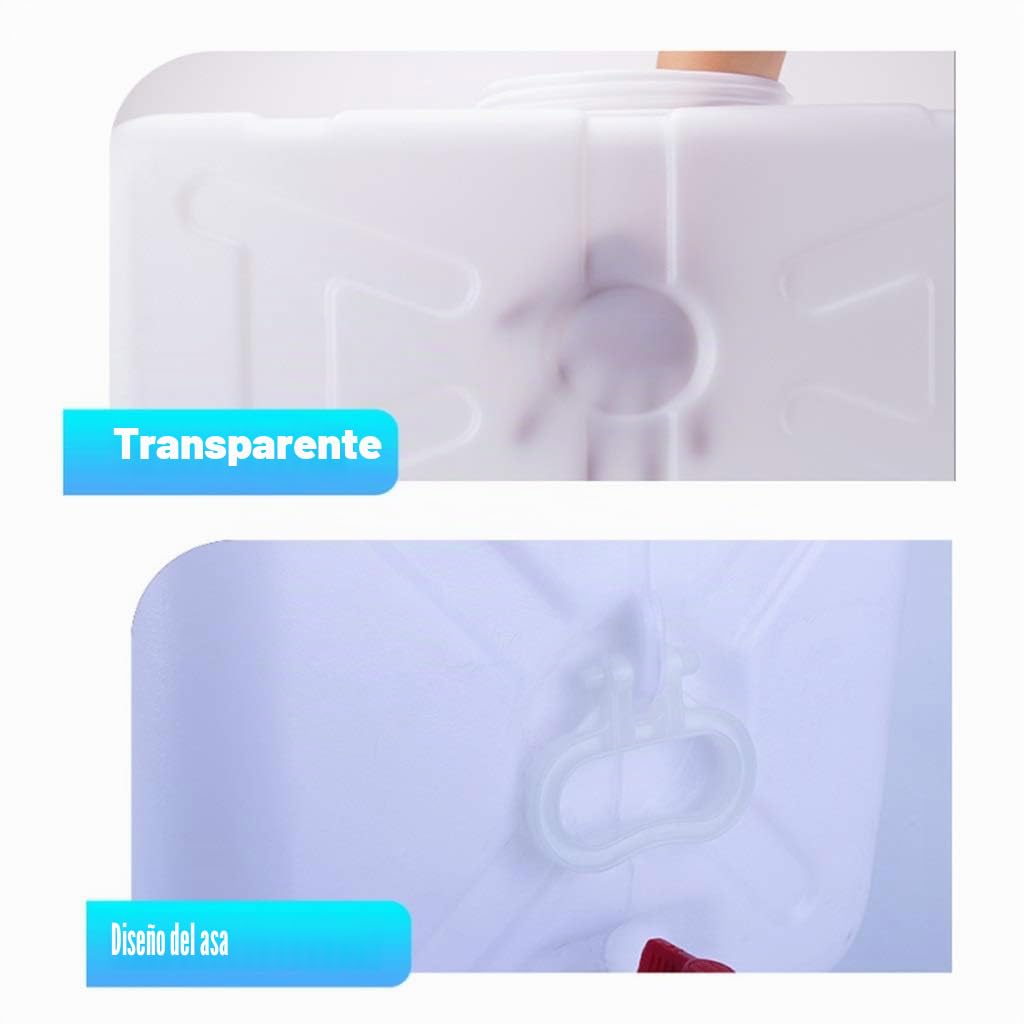 Tanque Contenedor de Agua Deposito Agua 28L/80L/110L/160L/200 Grande Almacenamiento De Agua Contenedores Sin BPA Con Grifo El Plastico Grado De Comida Almacenamiento De Agua Al Aire Libre Depósito De
