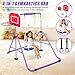Triclicks Foldable Gymnastics Bar Adjustable Height Training Kip Bar, Expandable Home Gym for Girls and Boys Indoor Monkey Bar