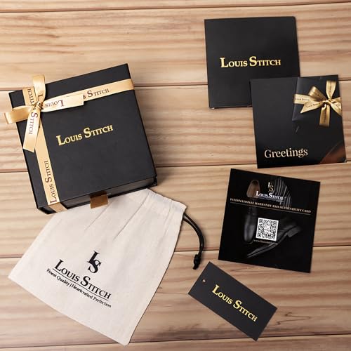 Image of LOUIS STITCH Men's Braided Elastic Stretch Belt with Leather Tipped End Stretchable Canvas Waist Band for Men Women Boys Girls Unisex (Width 3 cm) (BE-EL)