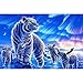 WACYDSD Puzzle 1000 Teile Weißer Tiger Classic Puzzle DIY Kit Holzspielzeug Unique Gift Home Decor