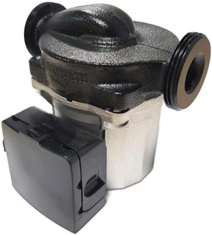 Side view of the REPORSHOP Wilo RS25/6-3P circulation pump, showing the motor and pump body.