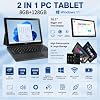 Tablet Windows de 10.1 pulgadas, 128GB SSD para estudiar y trabajar | CPU Intel 1280x800 IPS FHD táctil, con Mini HDMI/5GWiFi/Bluetooth/USB3.0/doble cámara/teclado, para estudiar y trabajar 8