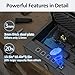 HARDROCK Gun Safe for Pistols, Biometric Wall Mounted Handgun Safe box for Desk, Bedside,Truck，Drop Down Quick Access Security Safe with Fingerprint Keypad Lock for Home nightstand…