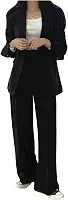 Terno Calças Terno Jaqueta Feminina Slim Casual