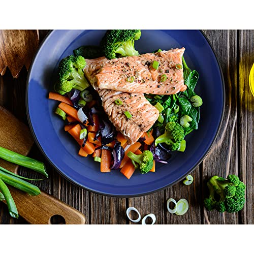 Miamio – 6 X Plate/Dinner Plate Set Stoneware Ceramic Tableware Set - Le Papillon Collection (Mixed, 8 Inch) #TOP5