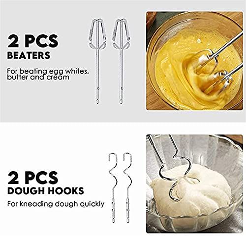 ZDAMN Standmixer Auto Teigmischer 7 Geschwindigkeit Verstellbare Lebensmittelaufnahme Küchenmaschine Mixer Home 2L… – Bild 6
