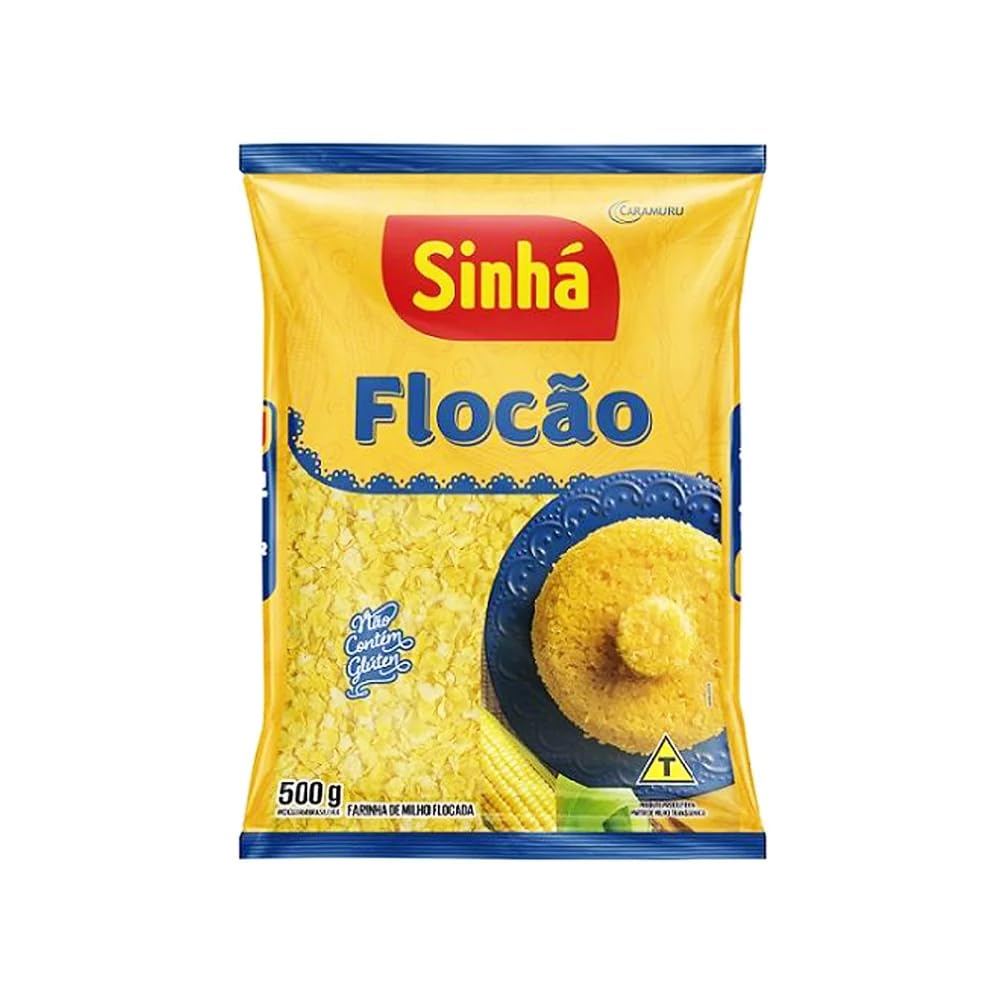Sinhá 500atfflac de maíz Sinhá Flocão de Milho Sinhá 500gr