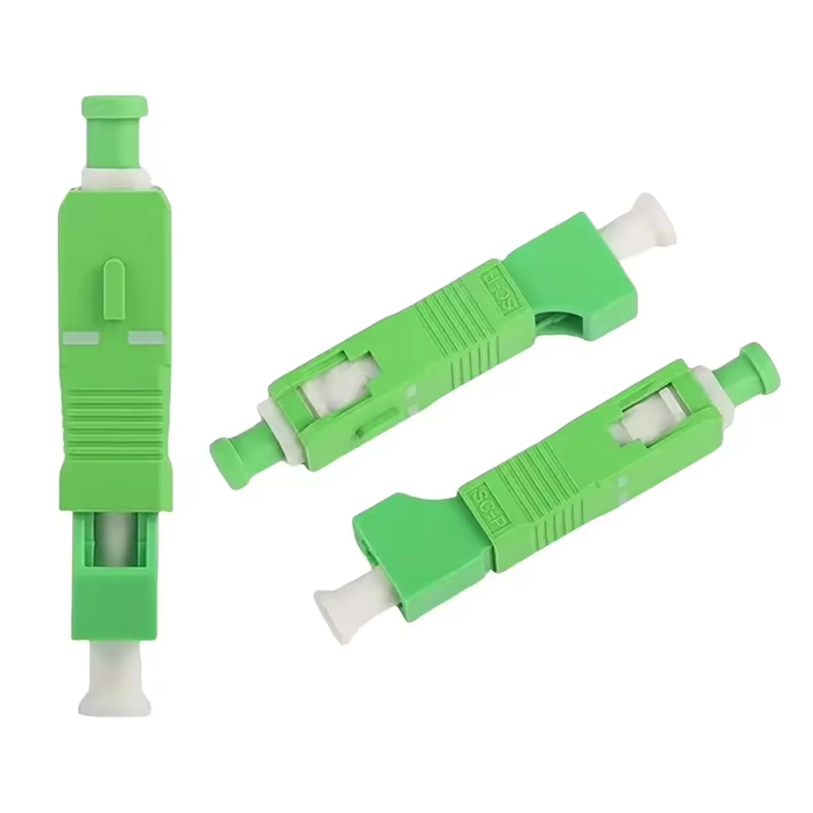 Adattatore ibrido in fibra ottica SC/APC-LC/APC, 2 pezzi, fibra singola
