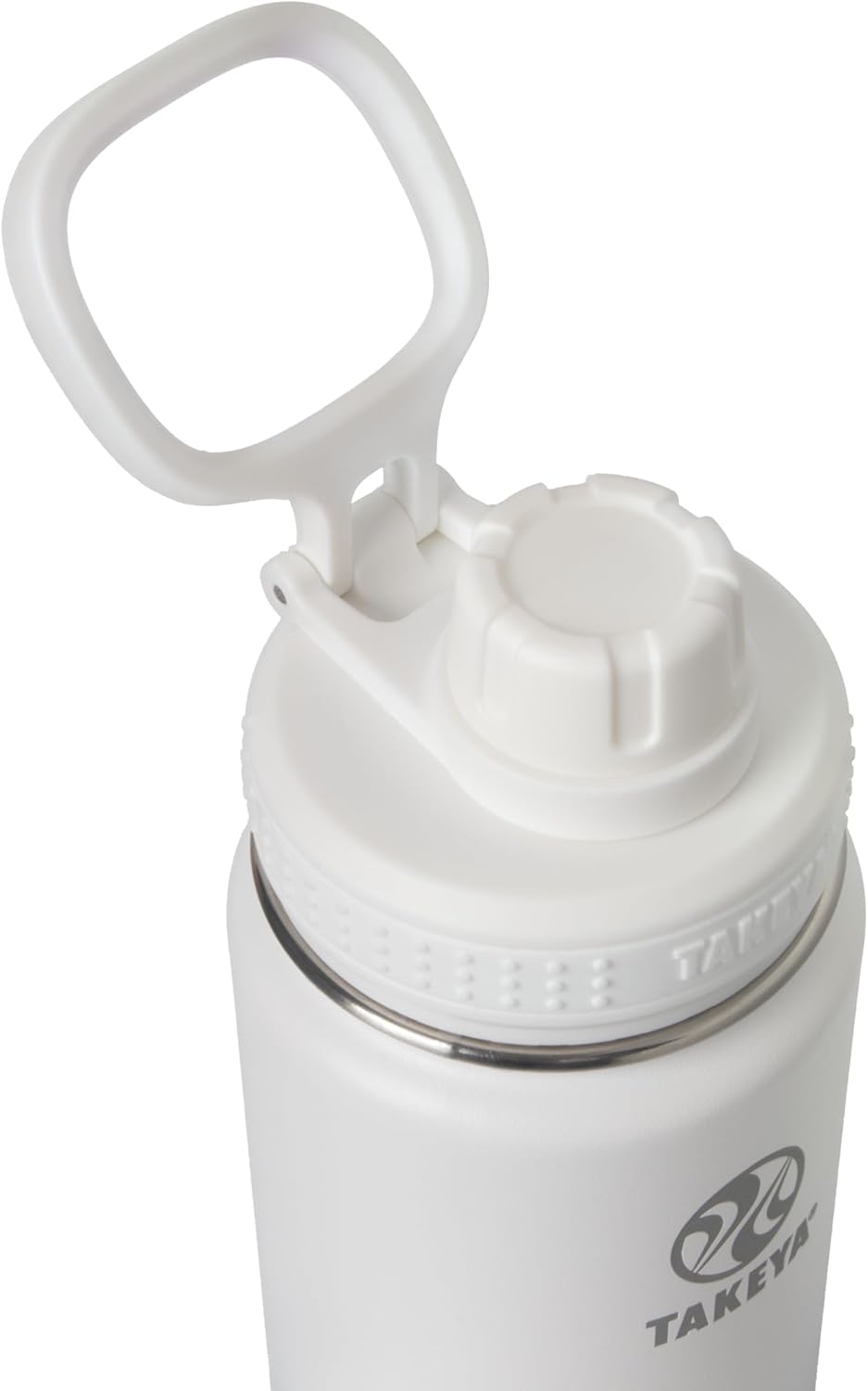 Takeya Actives Water Bottle with Spout Lid - Bottle with Double Stainless Steel Insulation - Dishwasher Safe & BPA-Free - Bottle with Spout Lid & Removable Bumper - 24 oz, Ombre Morning Mist - Image 3