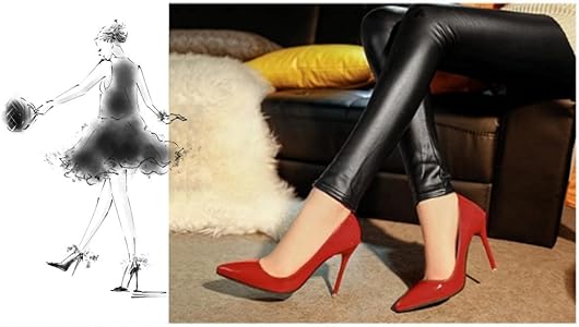 Amazon | [ユーノーミー] 10cm ハイヒール パンプス エナメル ポイン