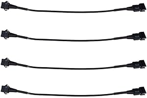 4 Piece, 60 Inch Extension Cords for RGB LED Light Kits