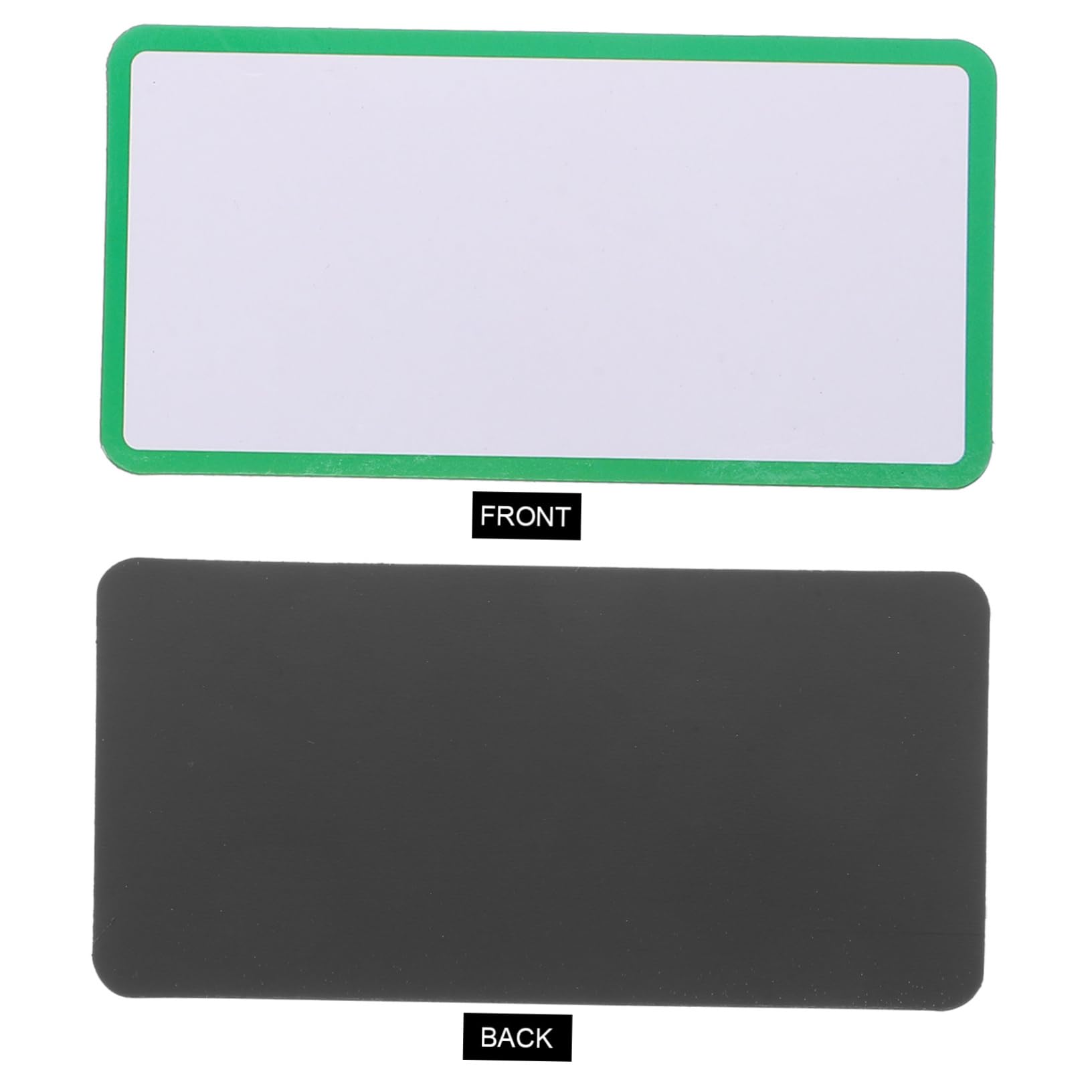 NUOBESTY 5 Set di Etichette Cancellabili a Secco con Magnetico per Classe Ufficio Etichette Magnetiche per Marcatura Alimentare (confezione da 50 Pezzi * 5