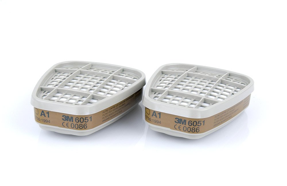 3M 6051 A1 FILTER(PACK=1PR), White, 0.79 inches