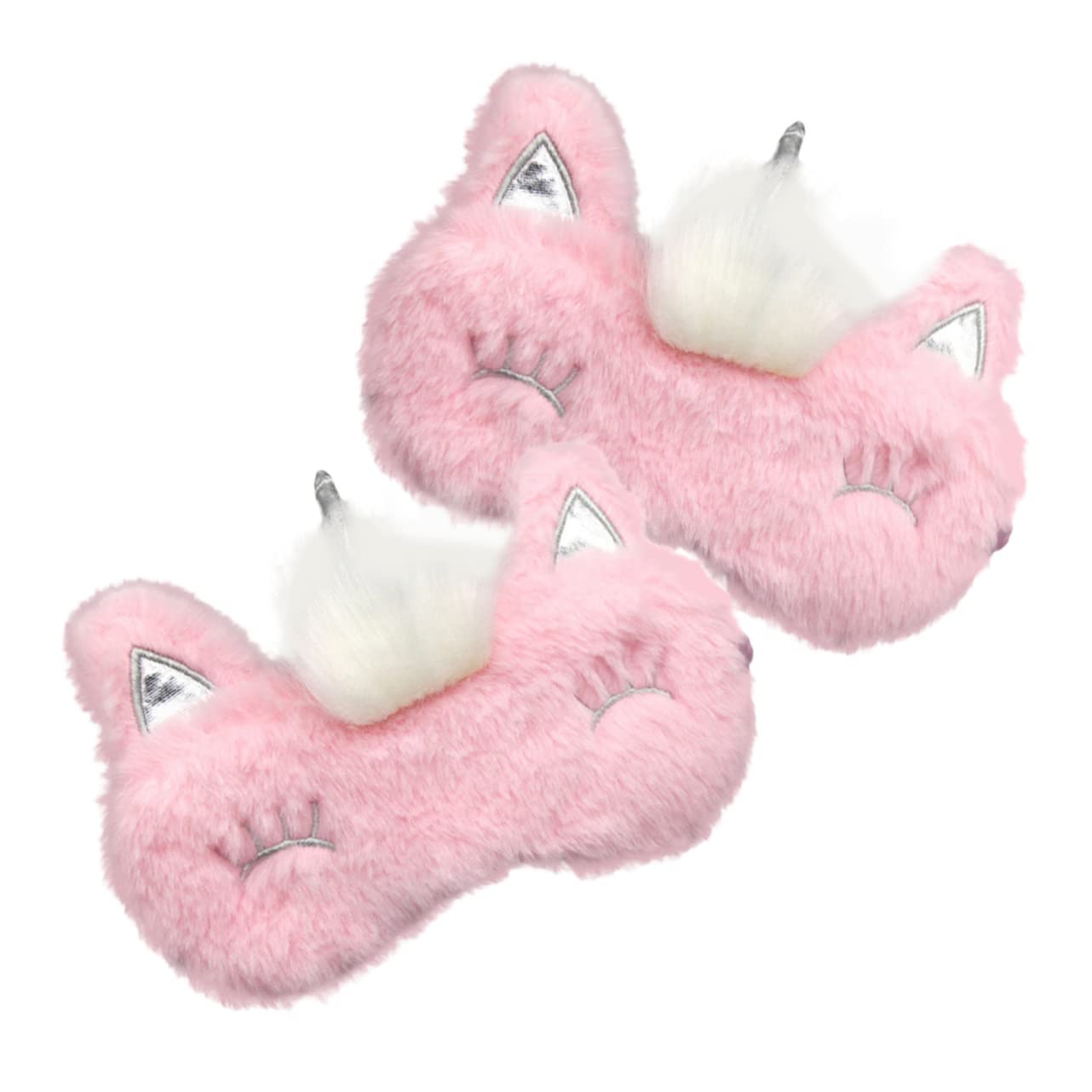 Ipetboom 10pièces Masque De Sommeil Peluche Douce Couvre-yeux Confortable Pour Garçon Fille Et Adultes Pour Voyage Siestes Bloque Totalement La Lumière